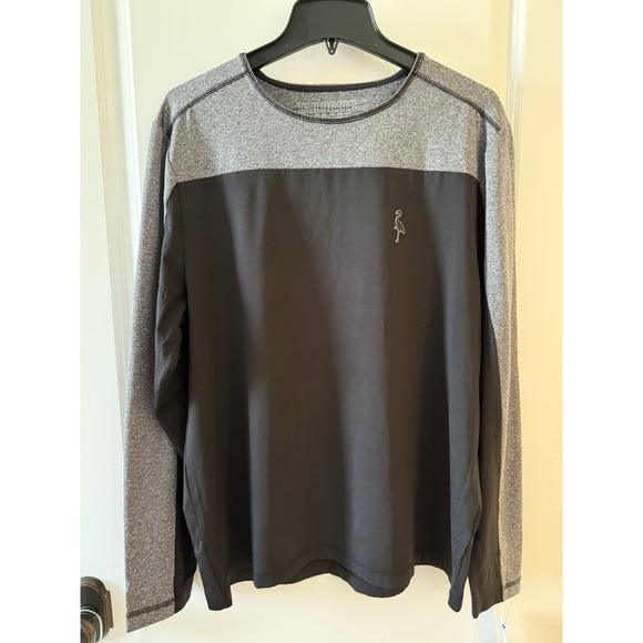 Tailorbyrd Sport Mens M Black Gray Crew Neck Long Sleeve Lt Sweatshirt Pullover‎ - Picture 1 of 5